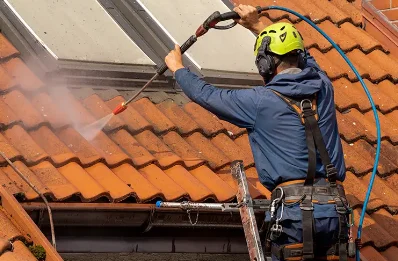 Démoussage et hydrofuge de toiture à Ronno